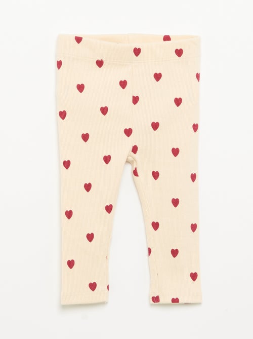 Conjunto sudadera estampada + legging - Kiabi