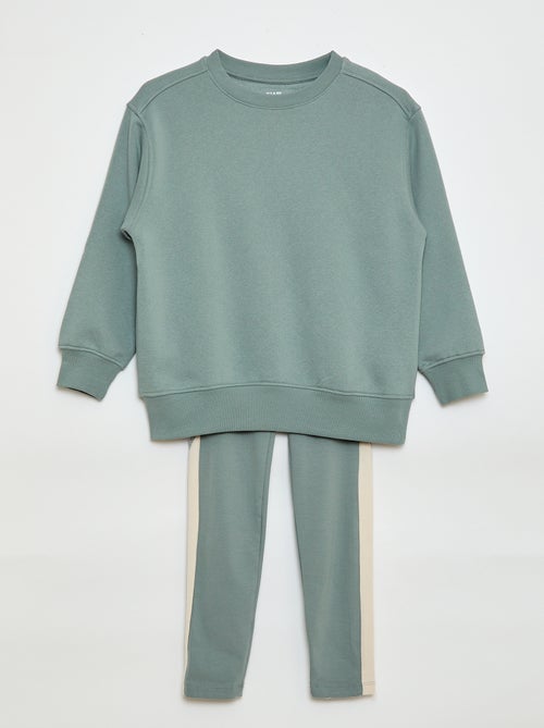 Conjunto sudadera + legging - 2 piezas - Kiabi Conjunto sudadera + legging - 2 piezas - Kiabi