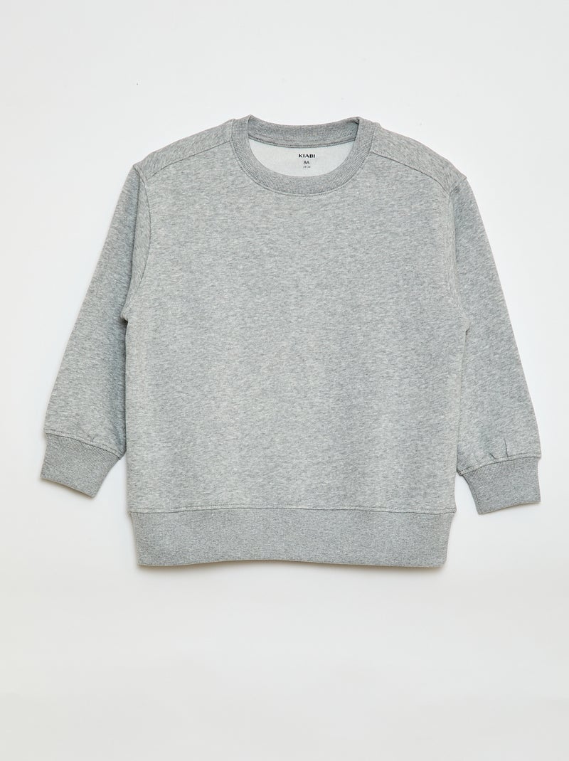 Conjunto sudadera + legging - 2 piezas Gris - Kiabi