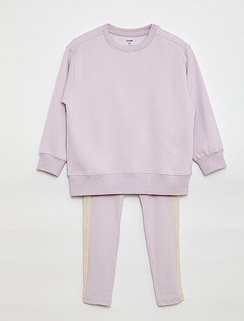Conjunto sudadera + legging - 2 piezas