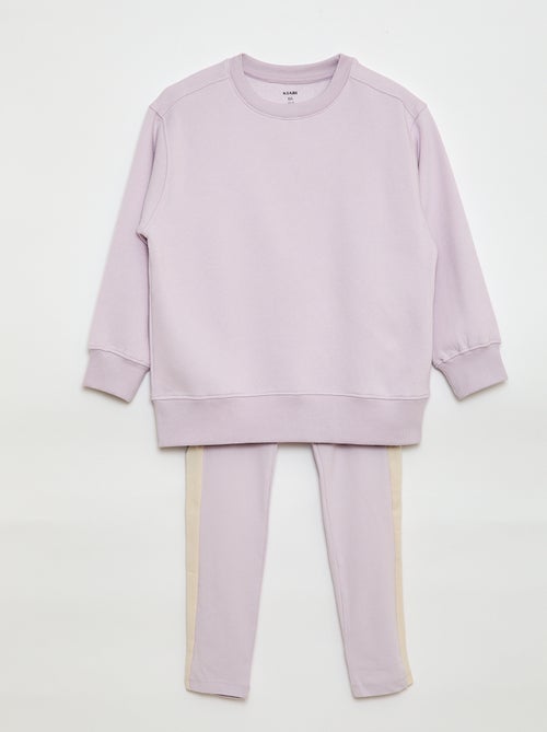 Conjunto sudadera + legging - 2 piezas - Kiabi Conjunto sudadera + legging - 2 piezas - Kiabi