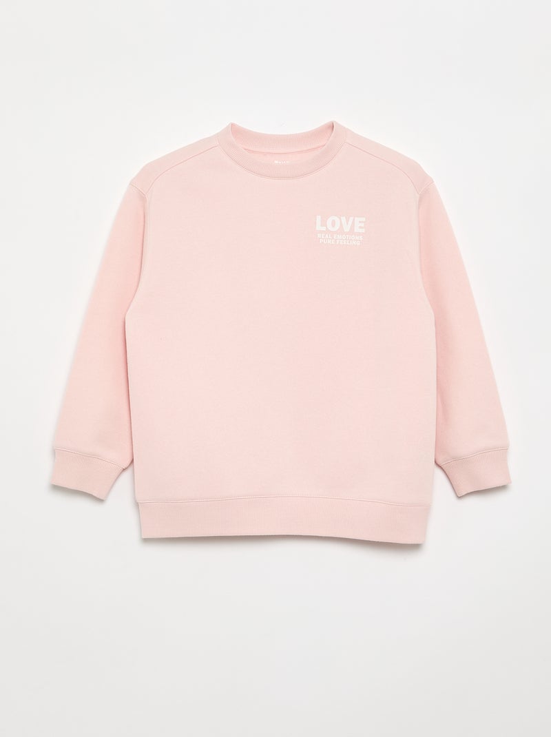 Conjunto sudadera + legging - 2 piezas Rosa - Kiabi