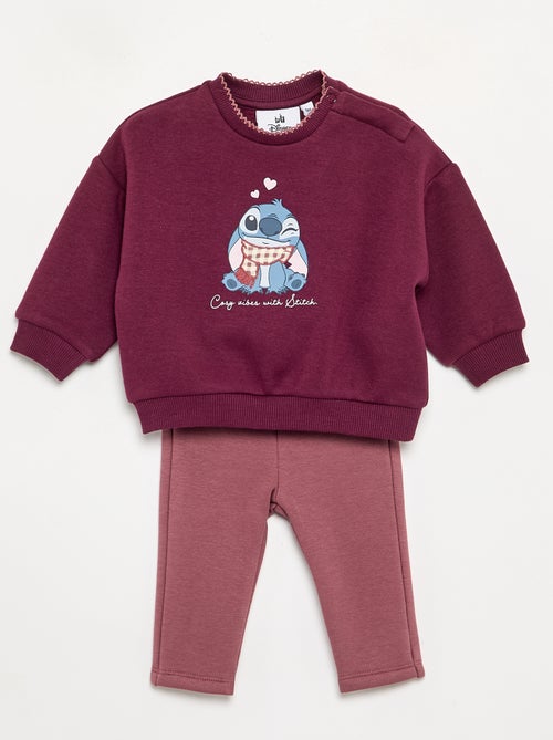 Conjunto sudadera + legging 'Disney' - 2 piezas - Kiabi Conjunto sudadera + legging 'Disney' - 2 piezas - Kiabi