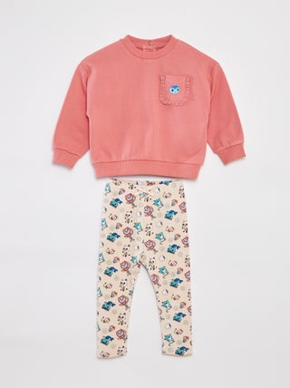 Conjunto sudadera + legging 'La casa de muñecas de Gabby' - 2 piezas