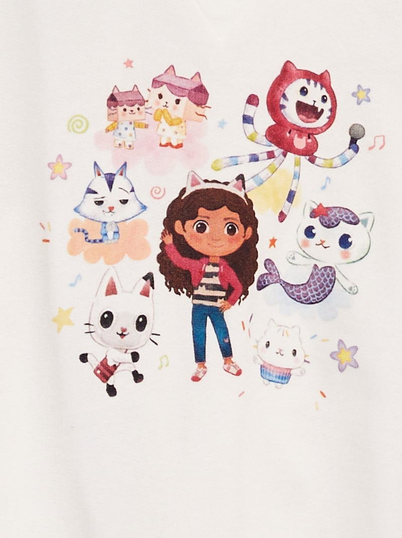 Conjunto sudadera + legging 'La casa de muñecas de Gabby' BLANCO - Kiabi