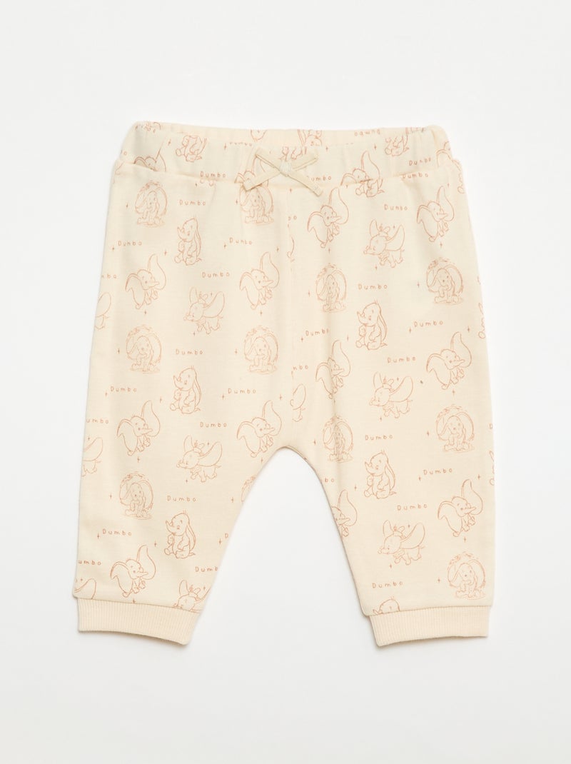 Conjunto Sudadera + leggings + cinta para el pelo 'Dumbo' - 3 piezas Blanco - Kiabi