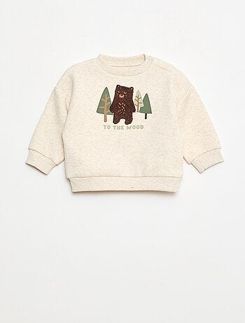 Conjunto sudadera + leggings con dibujo