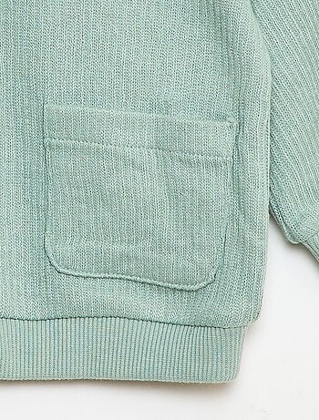 Conjunto sudadera + leggings de canalé - 2 piezas