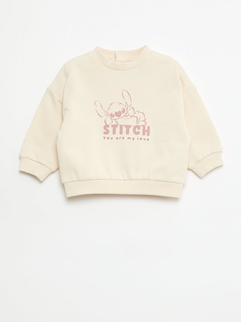 Conjunto Sudadera + leggings 'Disney' Beige - Kiabi