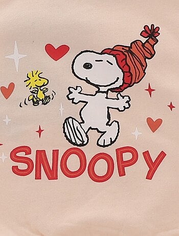 Conjunto sudadera + leggings 'Snoopy' en polar de algodón