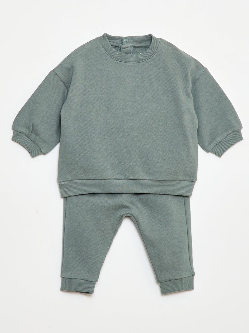 Conjunto sudadera + pantalón de chándal - 2 piezas Azul - Kiabi