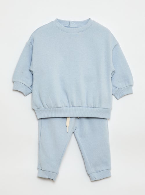 Conjunto sudadera + pantalón de chándal - 2 piezas - Kiabi