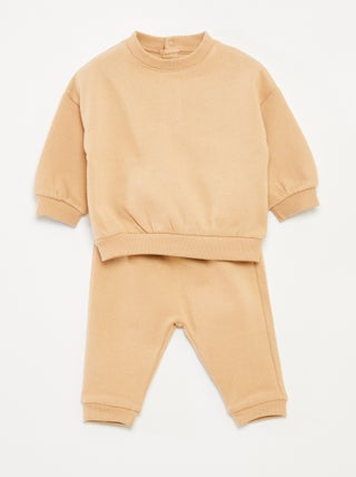 Conjunto sudadera + pantalón de chándal - 2 piezas