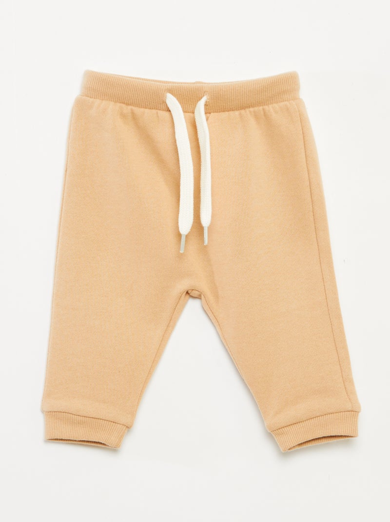 Conjunto sudadera + pantalón de chándal - 2 piezas Beige - Kiabi