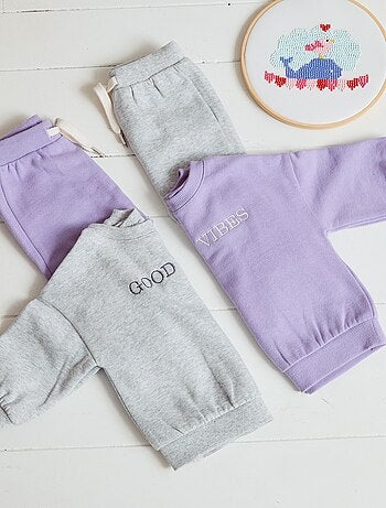 Conjunto sudadera + pantalón de chándal - 2 piezas