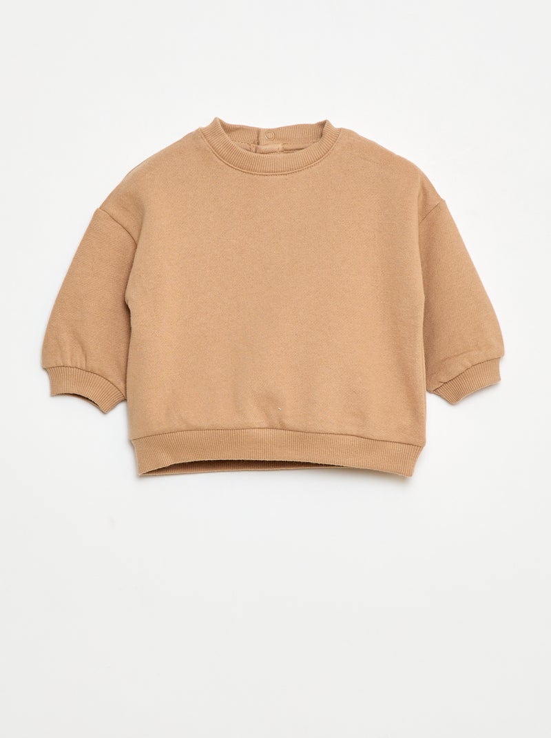 Conjunto sudadera + pantalón de chándal - 2 piezas Marron - Kiabi