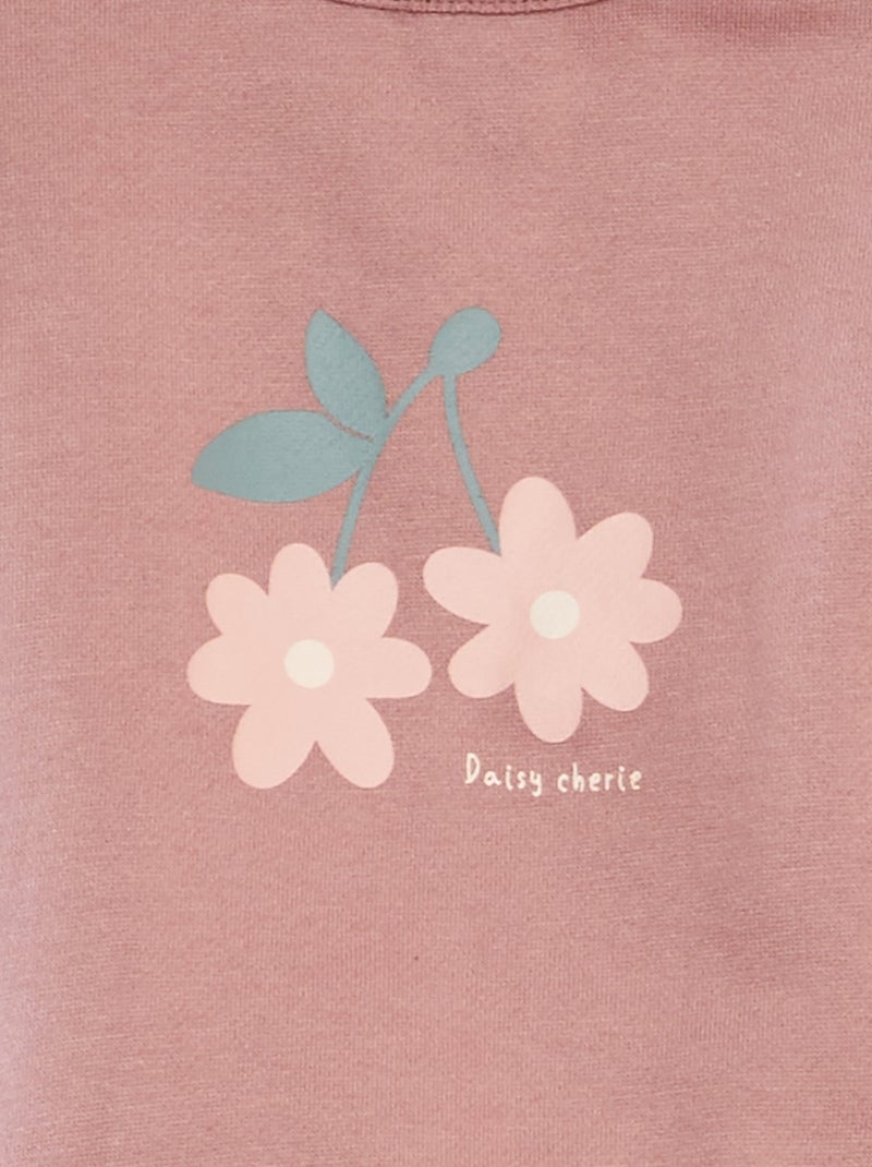 Conjunto sudadera + pantalón de chándal - 2 piezas ROSA - Kiabi