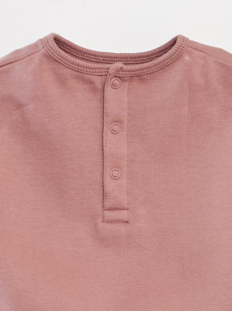 Conjunto sudadera + pantalón de chándal - 2 piezas ROSA - Kiabi