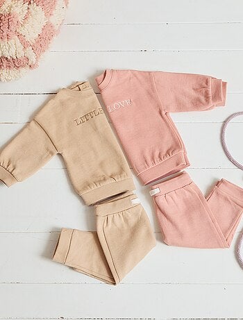 Conjunto sudadera + pantalón de chándal - 2 piezas