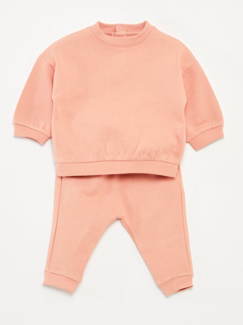 Conjunto sudadera + pantalón de chándal - 2 piezas - Kiabi
