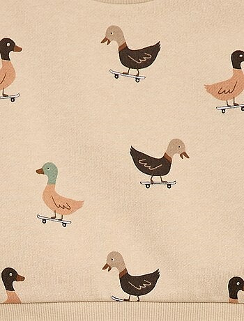 Conjunto sudadera + pantalón de chándal con estampado fantasía - 2 piezas