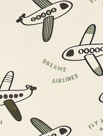 Conjunto sudadera + pantalón de chándal con estampado fantasía - 2 piezas