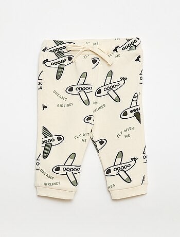 Conjunto sudadera + pantalón de chándal con estampado fantasía - 2 piezas