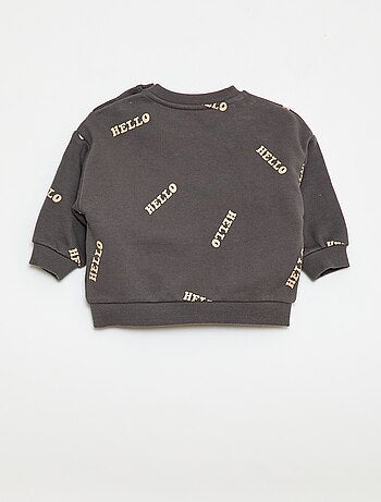 Conjunto sudadera + pantalón de chándal con estampado fantasía - 2 piezas