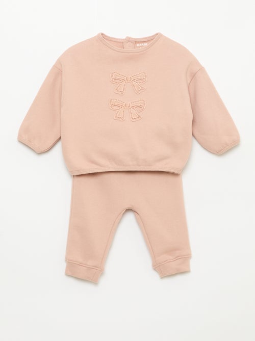 Conjunto sudadera + pantalón de chándal fantasía - Kiabi