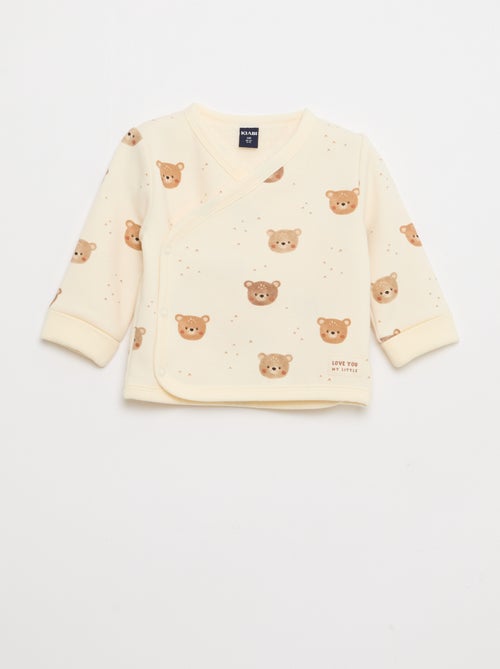 Conjunto sudadera + pantalón de felpa - 2 piezas - Kiabi