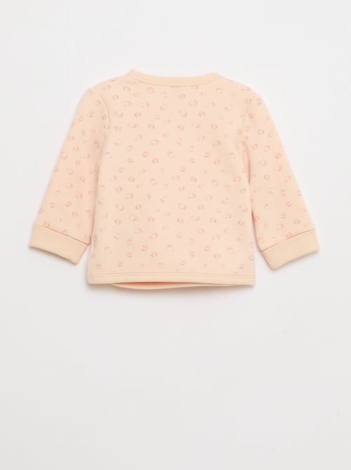 Conjunto sudadera + pantalón de felpa - 2 piezas - Kiabi