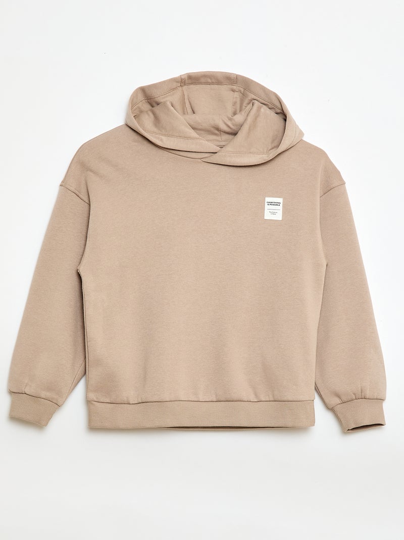 Conjunto sudadera + pantalón de jogging - 2 piezas Beige - Kiabi