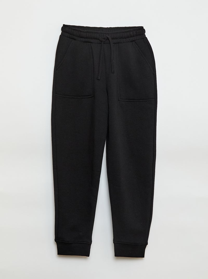 Conjunto sudadera + pantalón de jogging - 2 piezas Negro - Kiabi