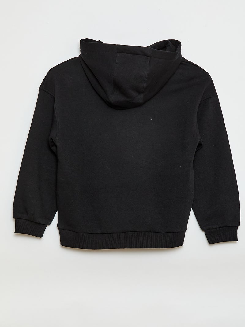Conjunto sudadera + pantalón de jogging - 2 piezas Negro - Kiabi