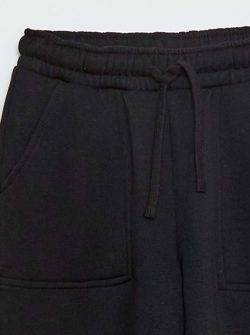 Conjunto sudadera + pantalón de jogging - 2 piezas Negro - Kiabi