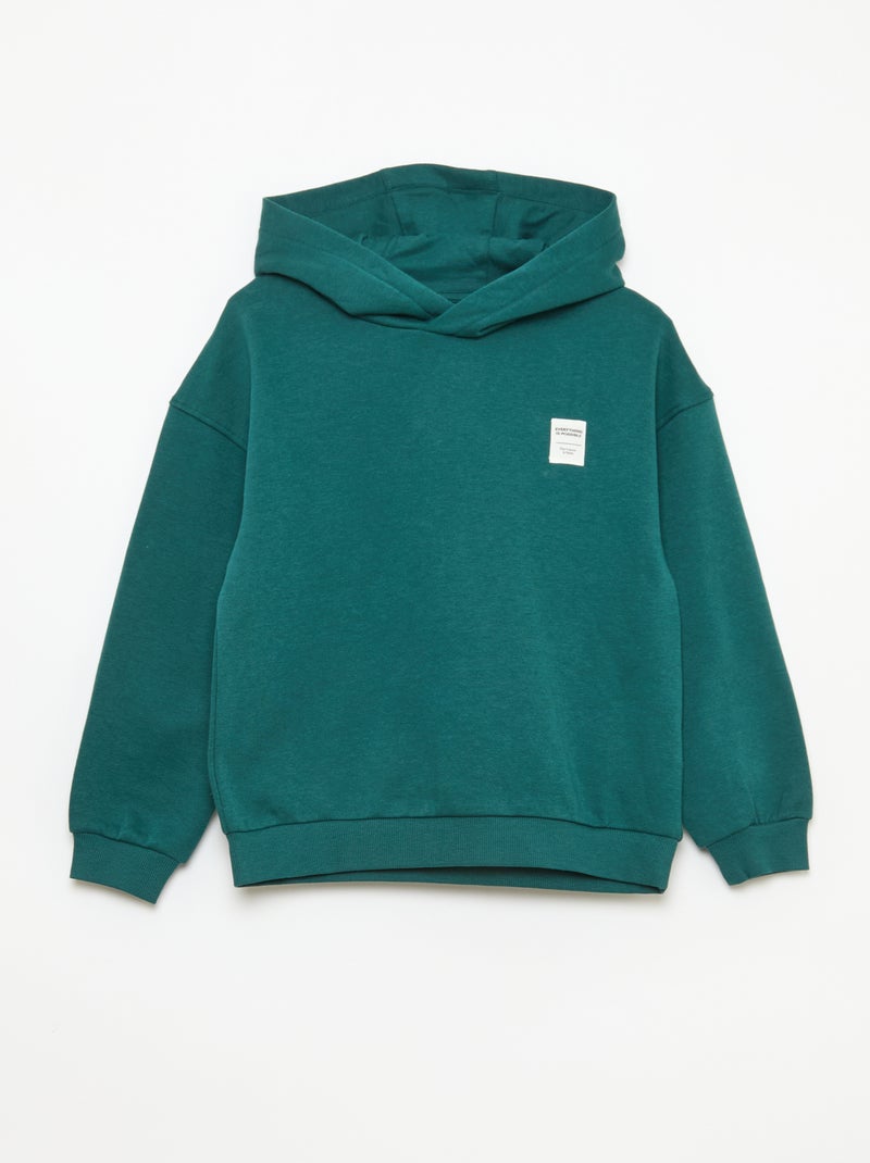 Conjunto sudadera + pantalón de jogging - 2 piezas Verde - Kiabi
