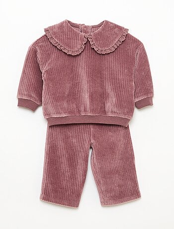 Conjunto sudadera + pantalón de pana