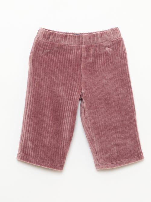 Conjunto sudadera + pantalón de pana - Kiabi