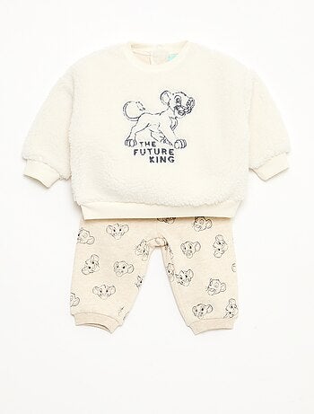 Conjunto sudadera + pantalón 'Disney' 'Winnie' de algodón
