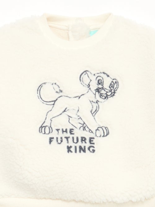 Conjunto sudadera + pantalón 'Disney' 'Simba' de algodón - Kiabi