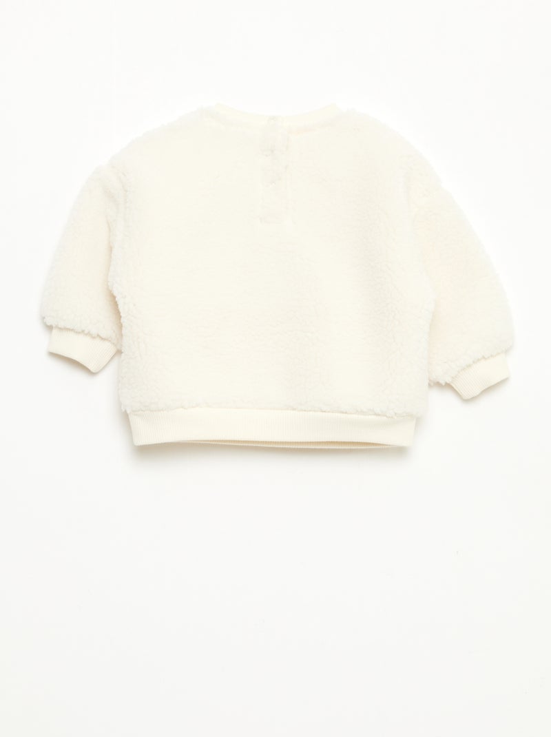 Conjunto sudadera + pantalón 'Disney' 'Simba' de algodón Blanco - Kiabi