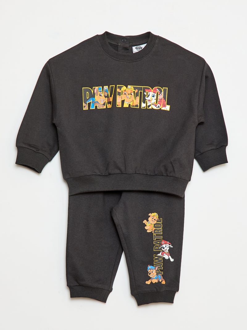 Conjunto sudadera + pantalón 'Patrulla Canina' Negro - Kiabi