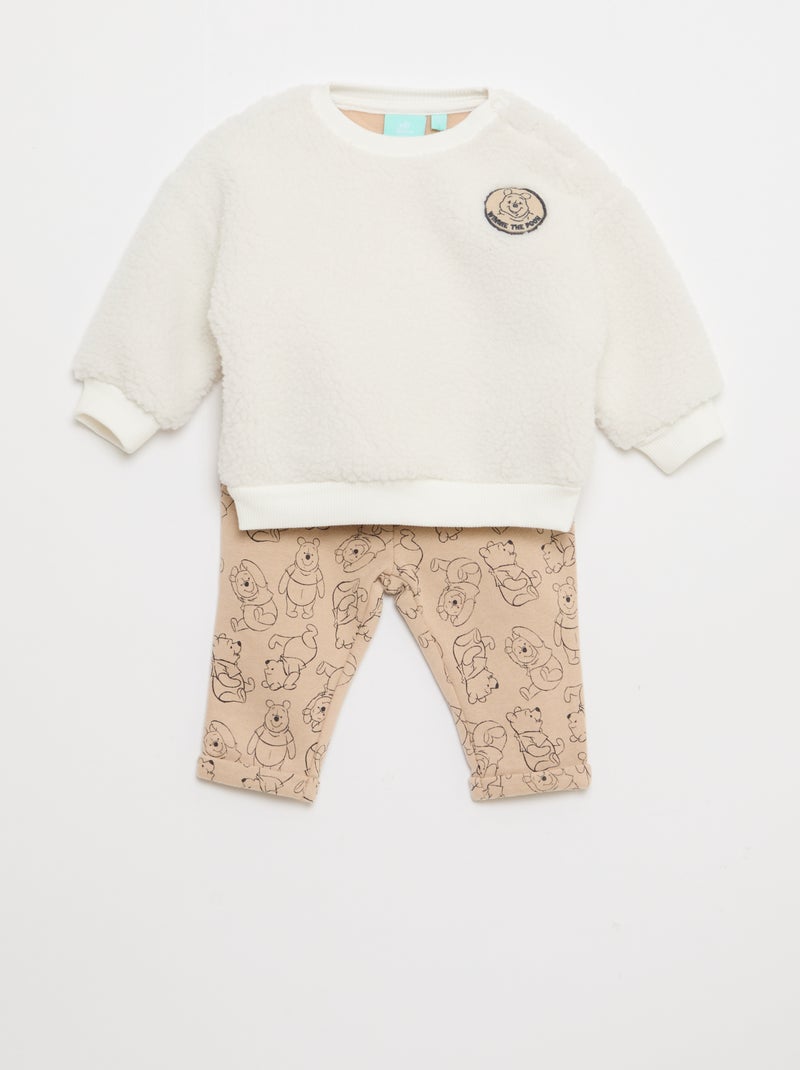 Conjunto sudadera + pantalón 'Winnie' 'Disney' - 2 piezas Marron - Kiabi
