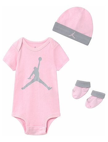 Conjunto unisex de body y patucos jumpman - jordan