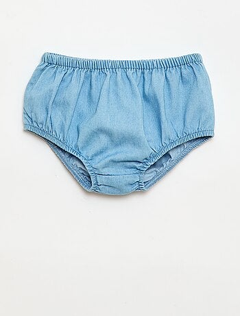 Conjunto vestido + braguita de vaquero - 2 piezas