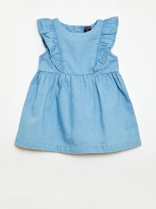 Conjunto vestido + braguita de vaquero - 2 piezas - Kiabi