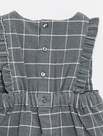 Conjunto vestido de franela + leotardos - 2 piezas