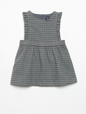 Conjunto vestido sin mangas + leotardos