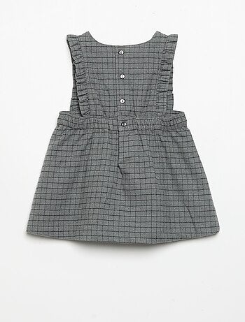 Conjunto vestido sin mangas + leotardos