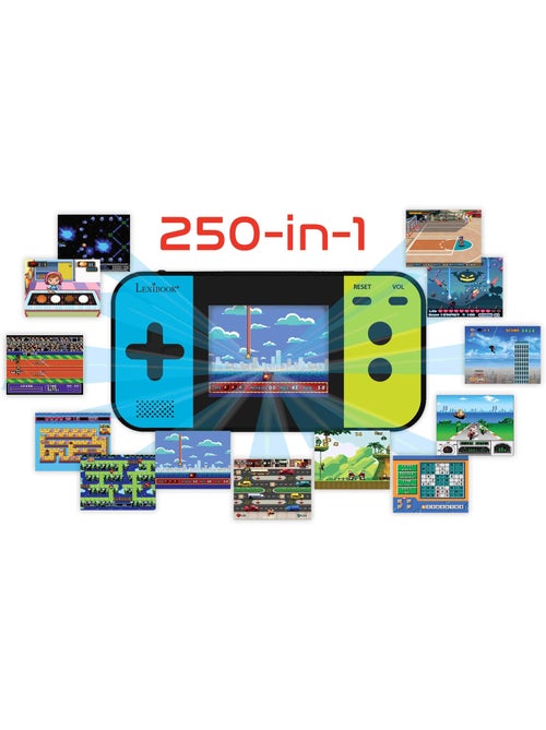 Consola de juegos de bolsillo compacta Cyber Arcade? con LCD en color de 2,5'' y 150 juegos - Kiabi Consola de juegos de bolsillo compacta Cyber Arcade? con LCD en color de 2,5'' y 150 juegos - Kiabi